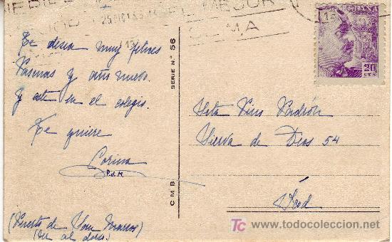 Postales: reverso postal - Foto 2