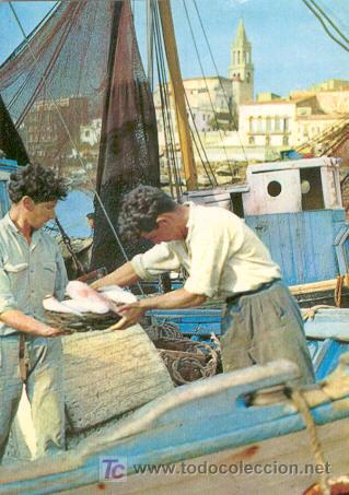 Postales: ESCENA TIPICA DE PESCADORES - Foto 1