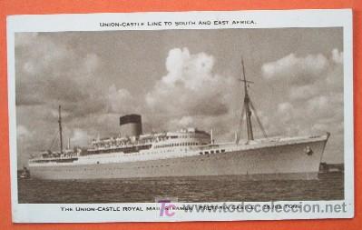 Postales: 5 Antiguas Postales BARCOS - UNION CASTLE - Foto 3