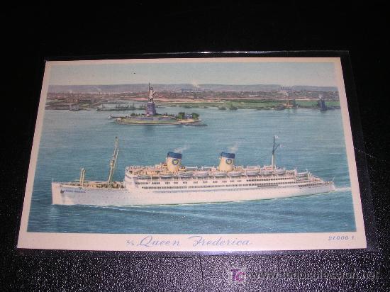 Postales: BARCO, QUEEN FREDERICA - Foto 1