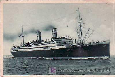 Postales: POSTAL DEL BARCO, CONTE ROSSO, LLOYD SABAUDO - Foto 1