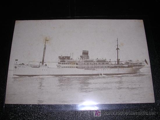 Postales: COMPA&Ntilde;IA TRASMEDITERRANEA, BUQUE MOTOR PLUS ULTRA - Foto 1