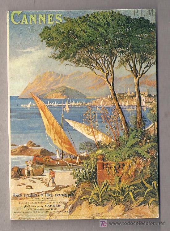 Postales: POSTAL DE CARTEL PUBLICITARIO - CANNES - Foto 1