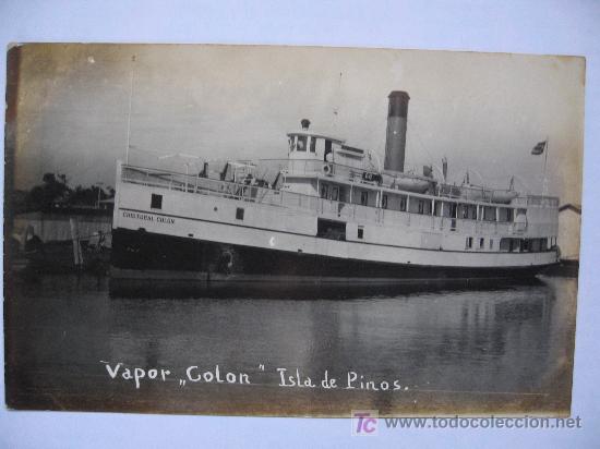 Postales: VAPOR COLON  - SIN CIRCULAR - Foto 1