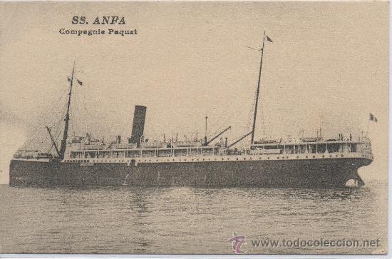 Postales: POSTAL DEL BARCO SS. ANFA - Foto 1
