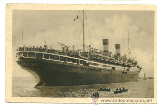Postales: Postal barco Augustus - Foto 1