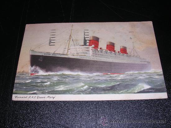 Postales: CUNARD RMS. QUEEN MARY - Foto 1
