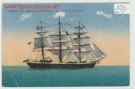 Postales: (BA-3) CORBETA NAUTILUS - Foto 1