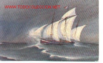 Postales: 7-barco139. Postal Barco Fransche Logger - Foto 1