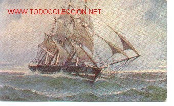 Postales: 7-barco140. Postal Barco Korxet Midden - Foto 1