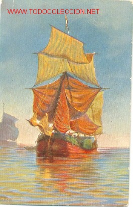 Postales: 7-barco185. Postal Barco Hollandsche Kof - Foto 1