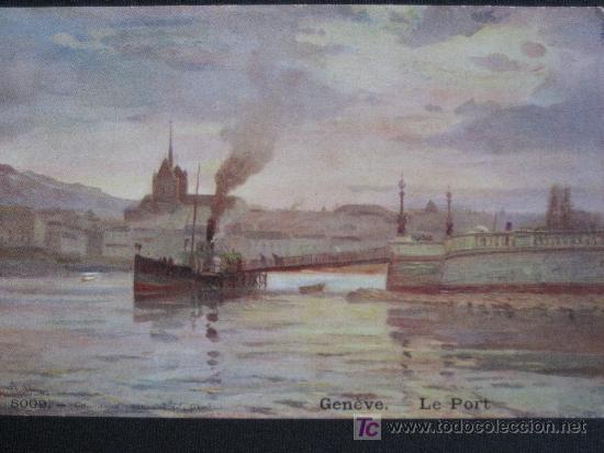 Postales: Genev&eacute;. Le Port. Sin circular - Foto 1