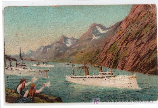 Postales: TARJETA POSTAL DE BARCOS SERIE 206 - Foto 1