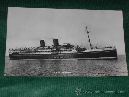 Postales: Barco ingl&eacute;s: P & O MALOJA - Foto 1
