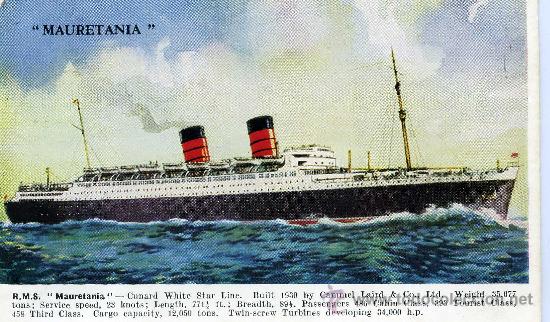 Postales: POSTAL DEL BARCO MAURETANIA - Foto 1