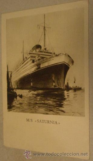 Postales: Postal M/S Saturnia - Foto 1
