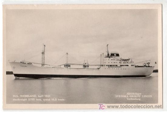 Postales: TARJETA POSTAL DE M.S. THEBELAND - Foto 1