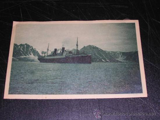 Postales: POSTAL DE UN TRASATLANTICO - Foto 1