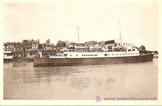 Postales: ANTIGUA POSTAL-DIEPPE SALIENDO DE BRIGHTON - Foto 1