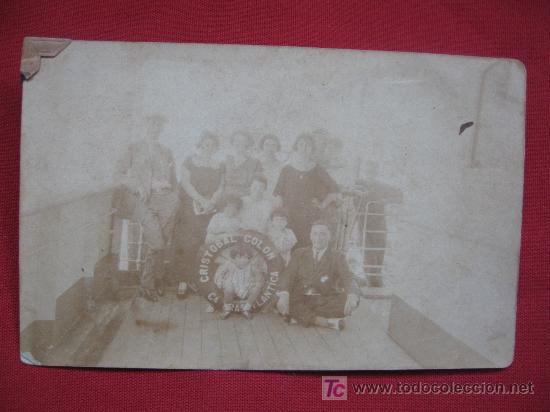 Postales: COMPA&Ntilde;IA TRASATLANTICA - CRISTOBAL COLON - Foto 1