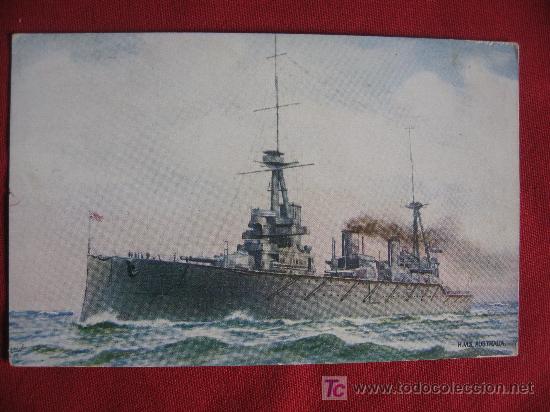 Postales: H.M.S. &rdquo;AUSTRALIA&rdquo; - Foto 1