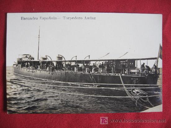 Postales: ESCUADRA ESPA&Ntilde;OLA - TORPEDERO AUDAZ - Foto 1