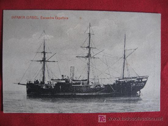 Postales: ESCUADRA ESPA&Ntilde;OLA - INFANTA ISABEL - Foto 1