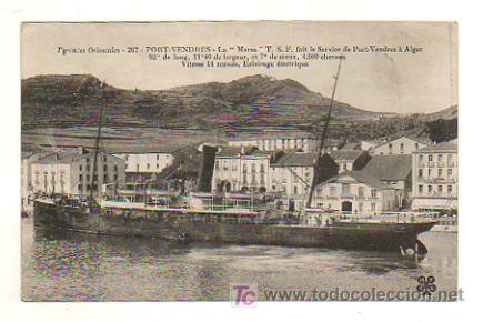 Postales: PORT - VENDRES. BARCO LA MARSA. - Foto 1