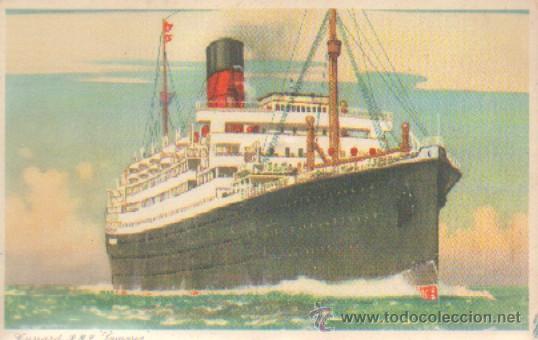 Postales: POSTAL DE BARCOS. CUNARD RML SAMARIA  P-BAR-175 - Foto 1