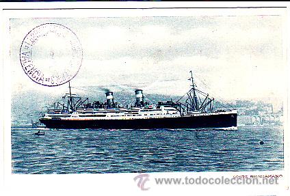 Postales: POSTAL BARCO CONTE BIANCAMANO - Foto 1