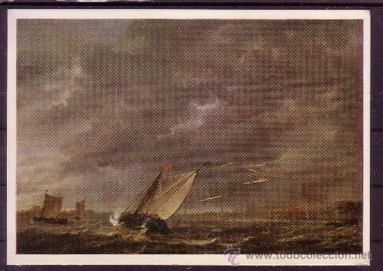 Postales: PRECIOSO CUADRO DEL TEMA BARCOS - Foto 1