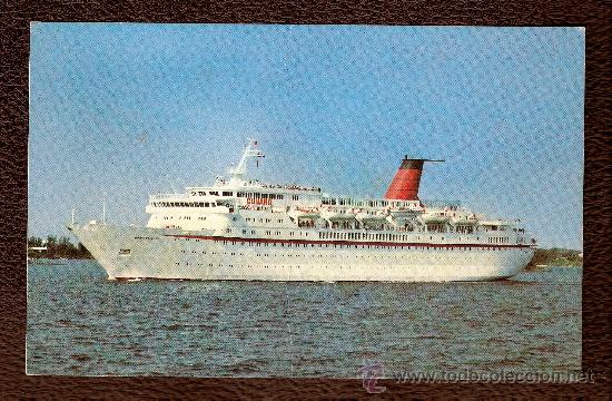 Postales: POSTAL BARCO CUNARD PRINCESS - Foto 1
