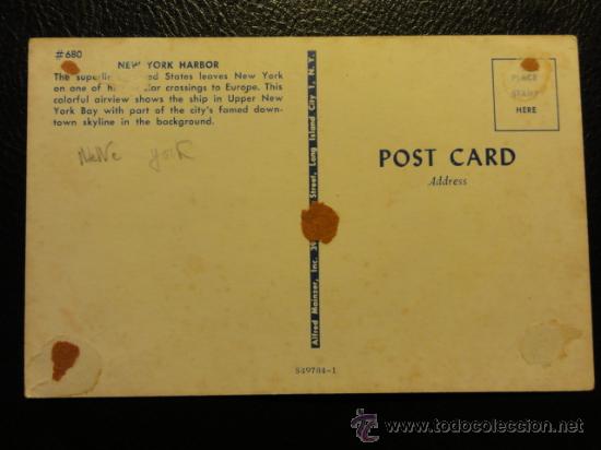 Postales: POSTAL DE NEW YORK HARBOR - Foto 2