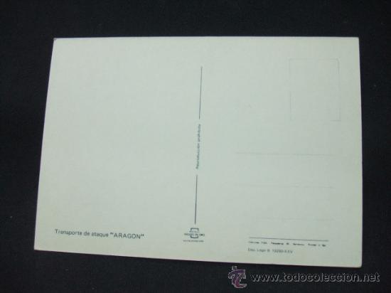 Postales: TRANSPORTE DE ATAQUE - ARAGON - - Foto 2