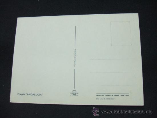 Postales: FRAGATA  ANDALUCIA  - - Foto 2
