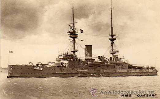 Postales: Barco de Guerra. H.M.S. Caesar. Tuck&acute;s post card. - Foto 1