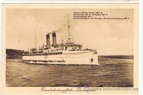 Postales: paquebot aleman nueva a estrenar - Foto 1