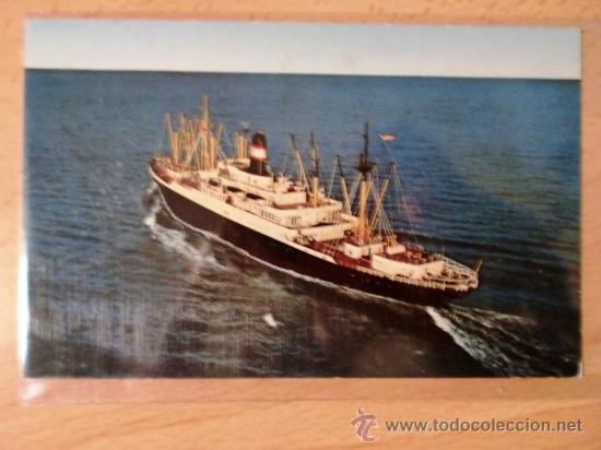Postales: TARJETA POSTAL. BARCOS. AMERICAN EXPORT LINES. SS. EXETER. - Foto 1