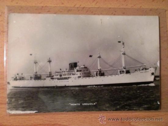 Postales: TARJETA POSTAL. BARCOS. MONTE URQUIOLA. - Foto 1
