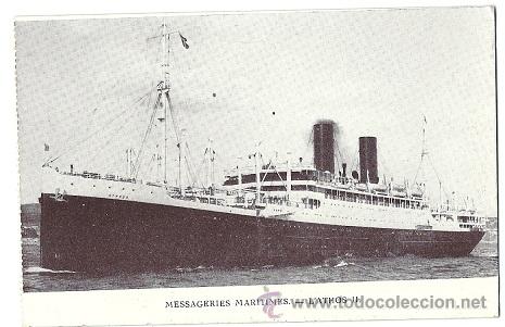 Postales: 5686 - POSTAL  MESSAGERIES MARITIMES. LATHOS II - Foto 1