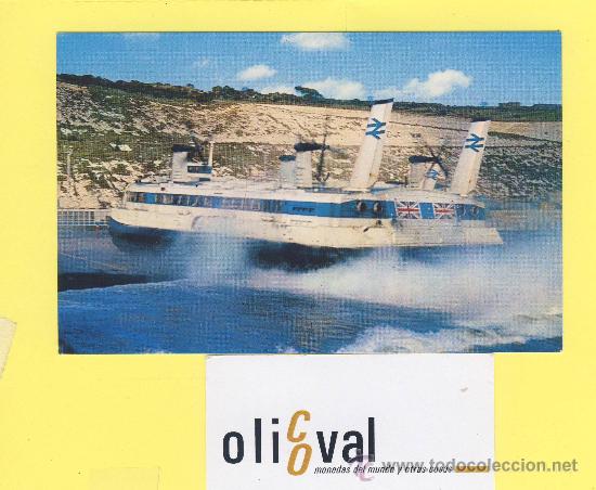 Postales: Barco-barcos- hovercraft at dover -P-1101- - Foto 1