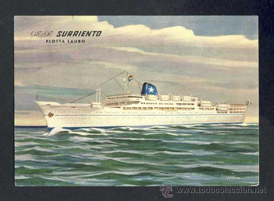 Postales: Postal de BARCOS: Flotta Lauro - Foto 1