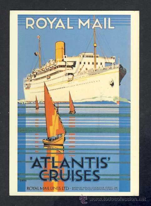 Postales: Postal de BARCOS: Atlantic Cruises - Foto 1