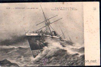 Postales: TARJETA POSTAL DEL BARCO ORENOQUE - Foto 1