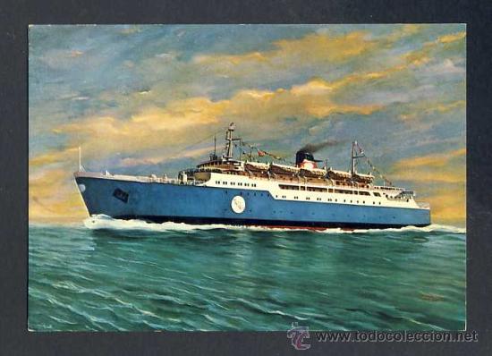 Postales: Postal de barcos: Traghetti Canguro - Foto 1