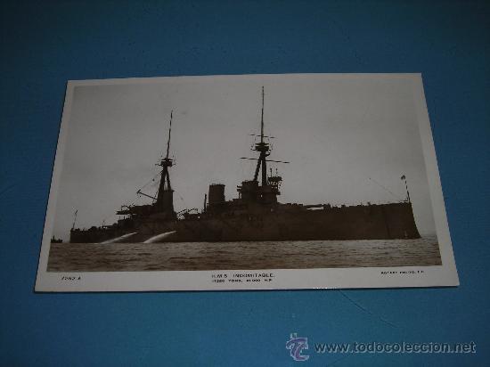Postales: 7252 A H.M.S INDOMITABLE - FOTOGRAFICA - Foto 1