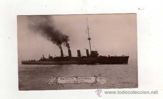 Postales: BRITAINS BULWARKS H.M.S. FEARLESS - Foto 1