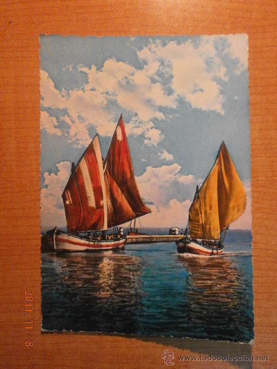 Postales: ANTIGUA POSTAL VELAS ESCRITA - Foto 1