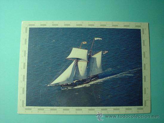 Postales: Postal. Barco Pride of Baltimore. Sin circular - Foto 1