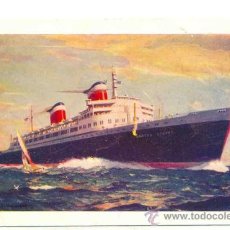 Postales: BARCO .. NEW S.S, UNITED STATES 1956. Lote 31545714